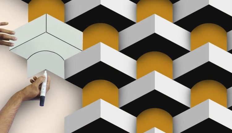 اجرای رنگ طرح دار ساختمان