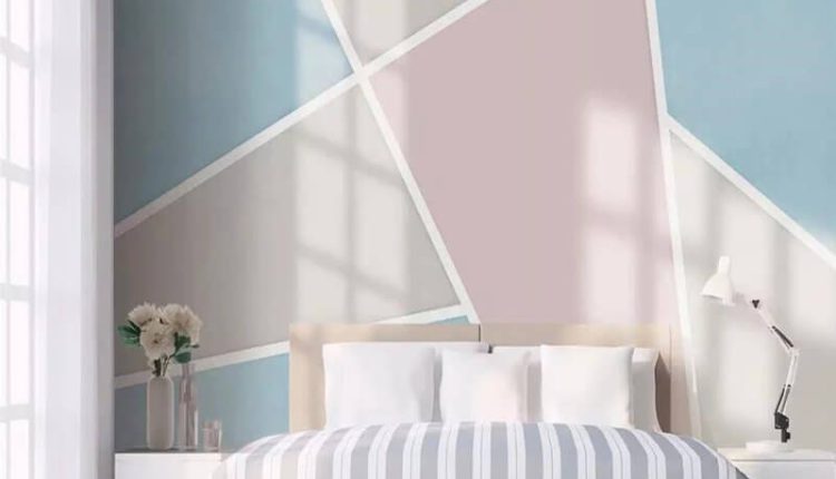 رنگ ساختمان مدل کاغذ دیواری