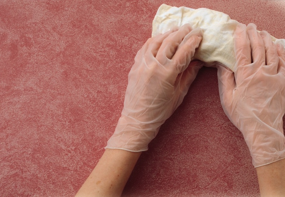 آموزش مراحل ایجاد پتینه روی دیوار