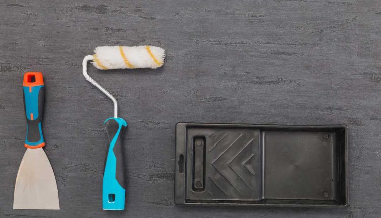 ابزار رنگ آمیزی ساختمان