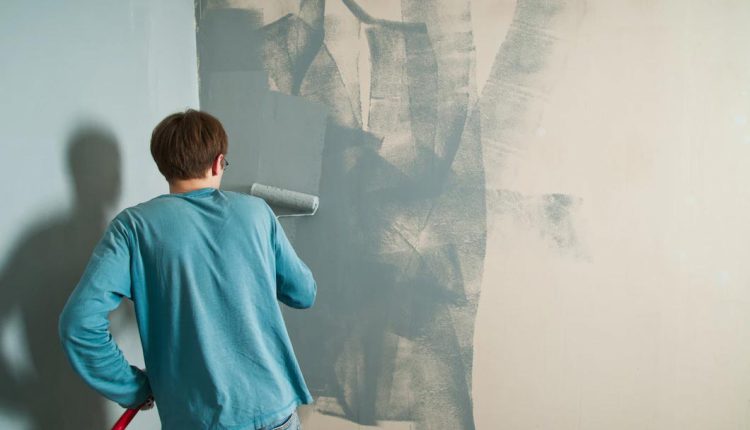 آموزش نقاشی ساختمان با رنگ پلاستیک