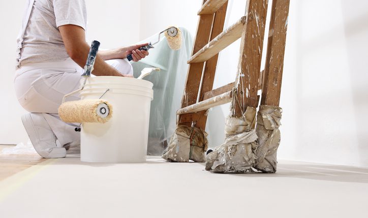 رنگ آمیزی داخل ساختمان