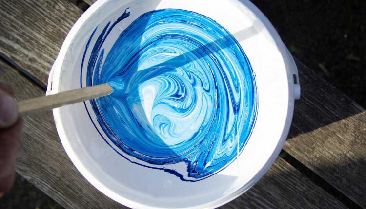 چطور رنگ اکریلیک ساختمانی را رقیق کنیم