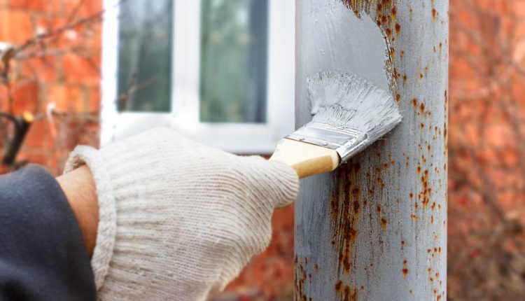 نحوه رنگ آمیزی فلز زنگ زده