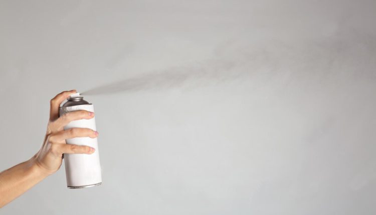 آموزش رنگ آمیزی دیوار با اسپری