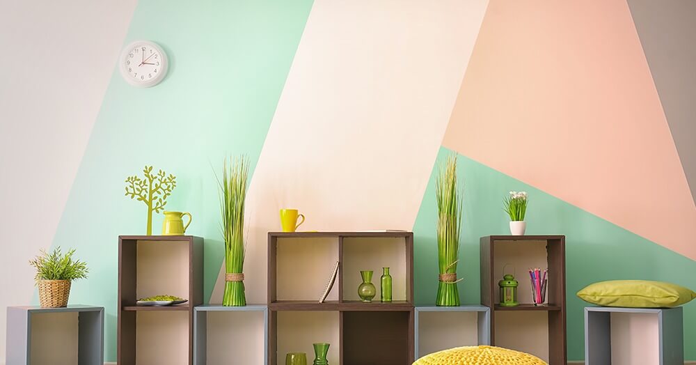 دیزاین و دکور خانه سبک رنگ مولتی کالر