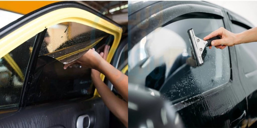 نحوه پاک کردن رنگ از روی شیشه ماشین 