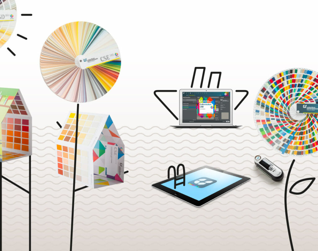 اجزای یک دستگاه رنگ