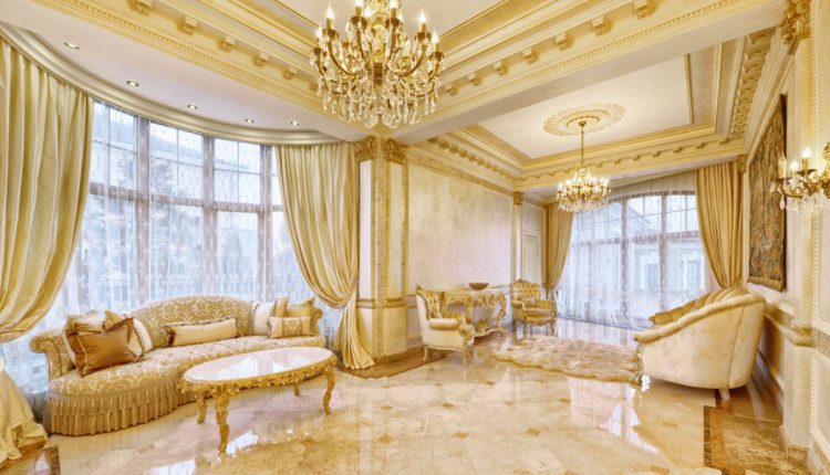 رنگ طلایی در دکوراسیون داخلی