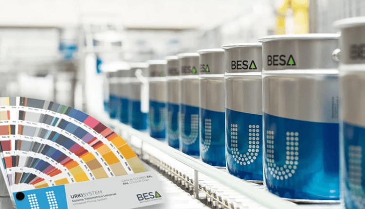 ترکیب رنگ با استفاده از دستگاه