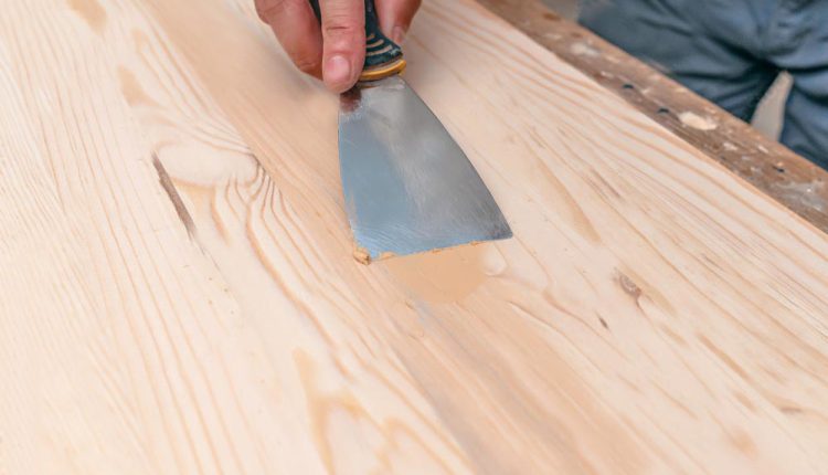 آموزش طریقه ساخت بتونه مخصوص چوب