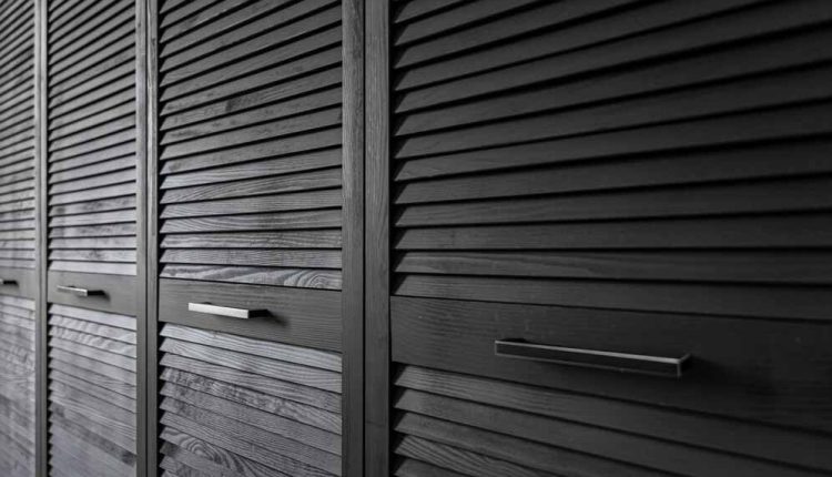 درب کمد با رنگ مشکی