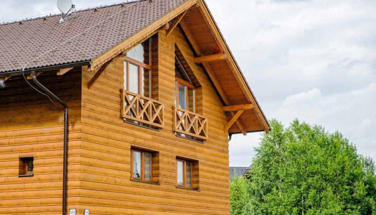 رنگ چوب نمای بیرونی