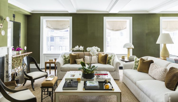 رنگ سبز زیتونی در دکوراسیون داخلی