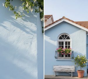 عکس رنگ آبی پاستیلی