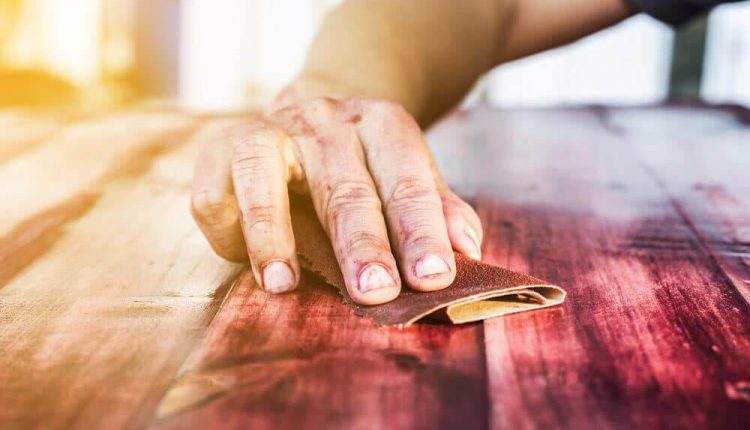 تکنیک‌های استفاده از سنباده دستی