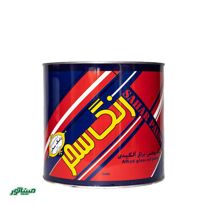 رنگ روغنی سفید براق سحر 4 لیتری (کد 701)