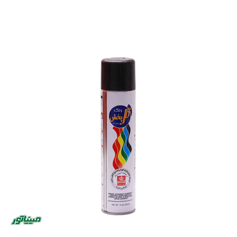 گل پخش اسپری رنگ مشکی براق(عمومی)
