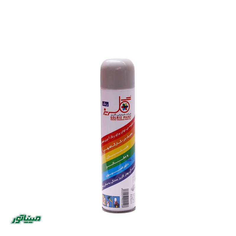 گلریز اسپری رنگ نقره ای (24 عددی)
